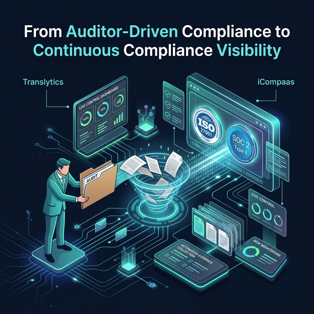 Continuous compliance visibility for a data analytics SaaS platform powered by iCompaas