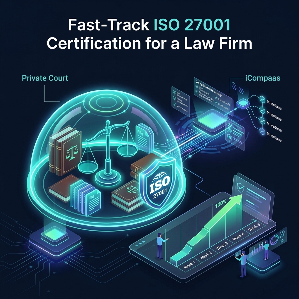 Fast-track ISO 27001 certification for a legal services firm powered by iCompaas